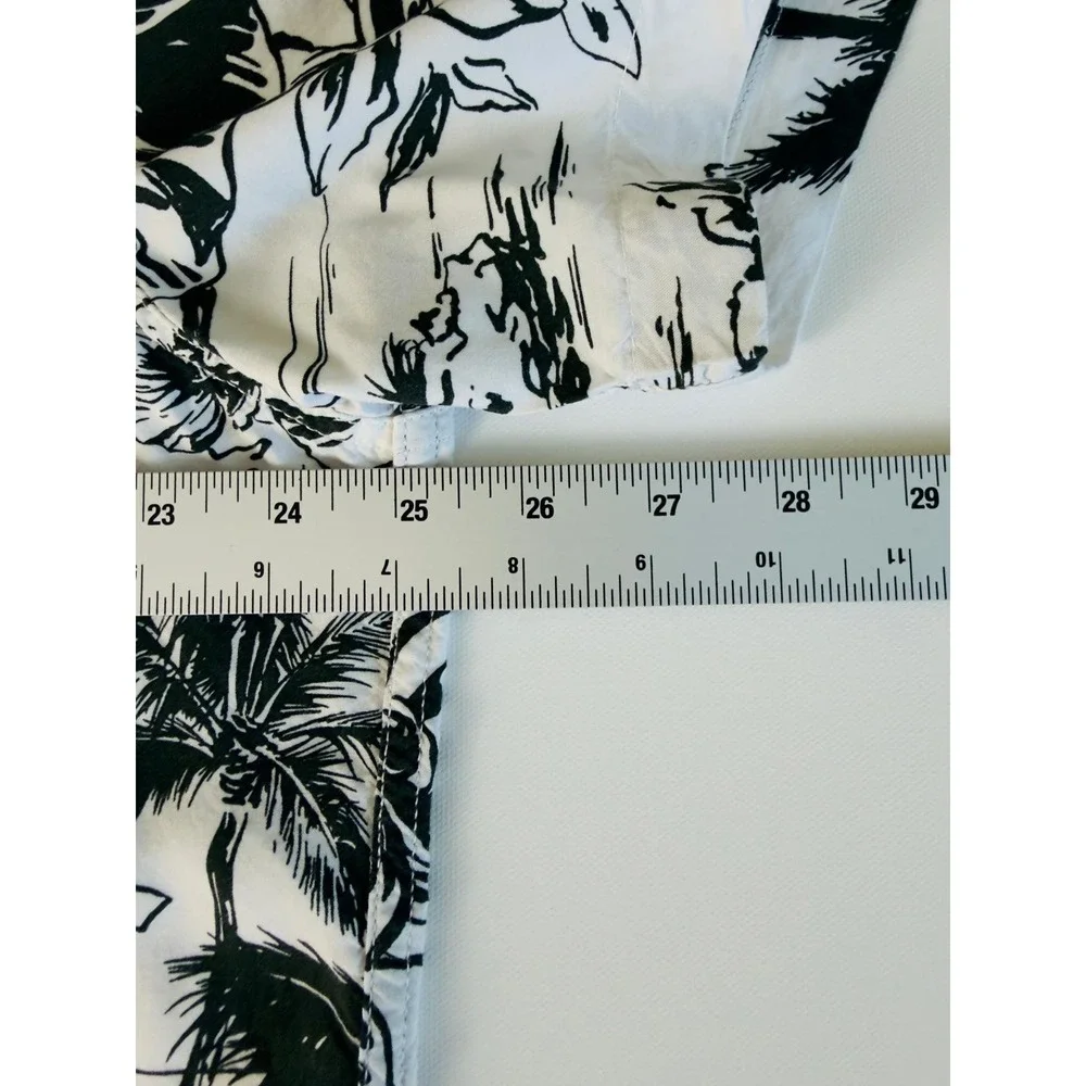 Levis Hawaiian Floral Mens Shirt Button Relaxed-Fit L Y2K Surfcore Retro